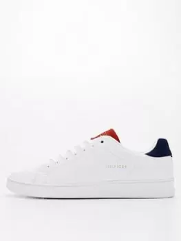 Image of Tommy Hilfiger Retro Court Clean Trainers - White, Size 11, Men