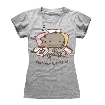 Image of Pusheen - Purrfect Weekend Womens X-Large T-Shirt - Grey
