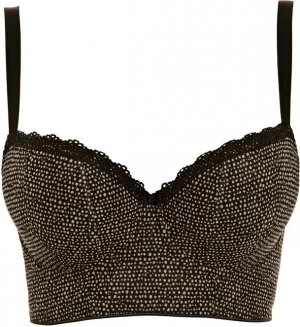 Freya Summer haze underwire longline bra Black