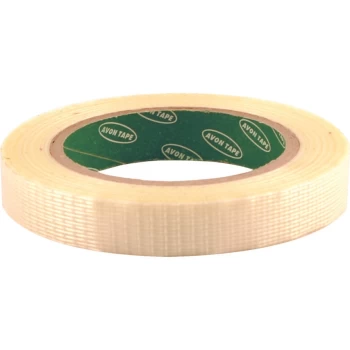 image of Cross Weave Clear Polypropylene Filament Tape - 25MM X 50M