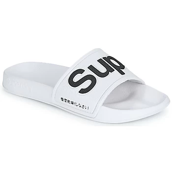 Image of Superdry EVA POOL SLIDE womens in White - Sizes M,S,L
