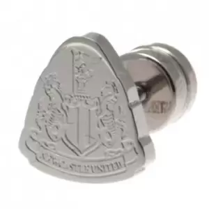 Image of Newcastle United FC Cut Out Stud Earring (One Size) (Silver)