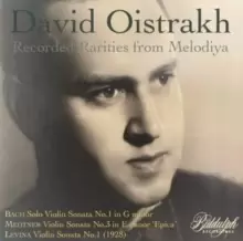 image of David Oistrakh: Recorded Rarities from Melodiya