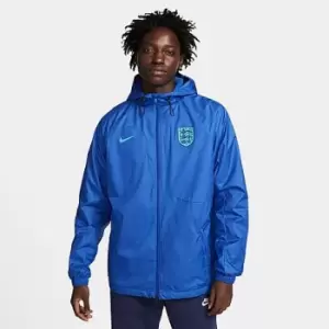 Image of Mens Nike England Strike Dri-FIT Hooded Soccer Jacket