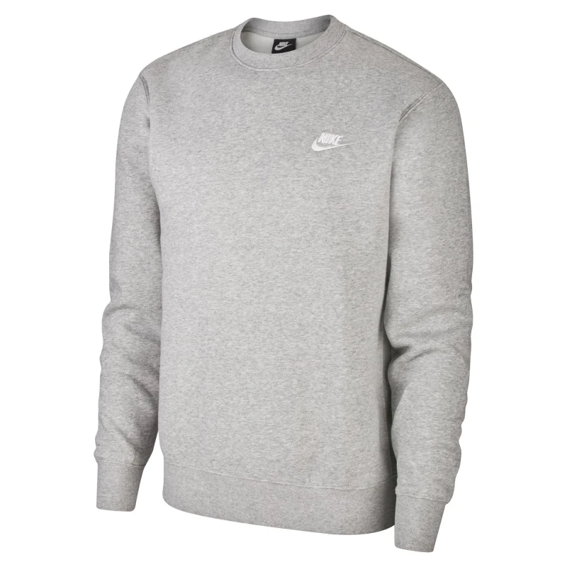 Image of Nike Sportswear Club Crew - Grey Grey M