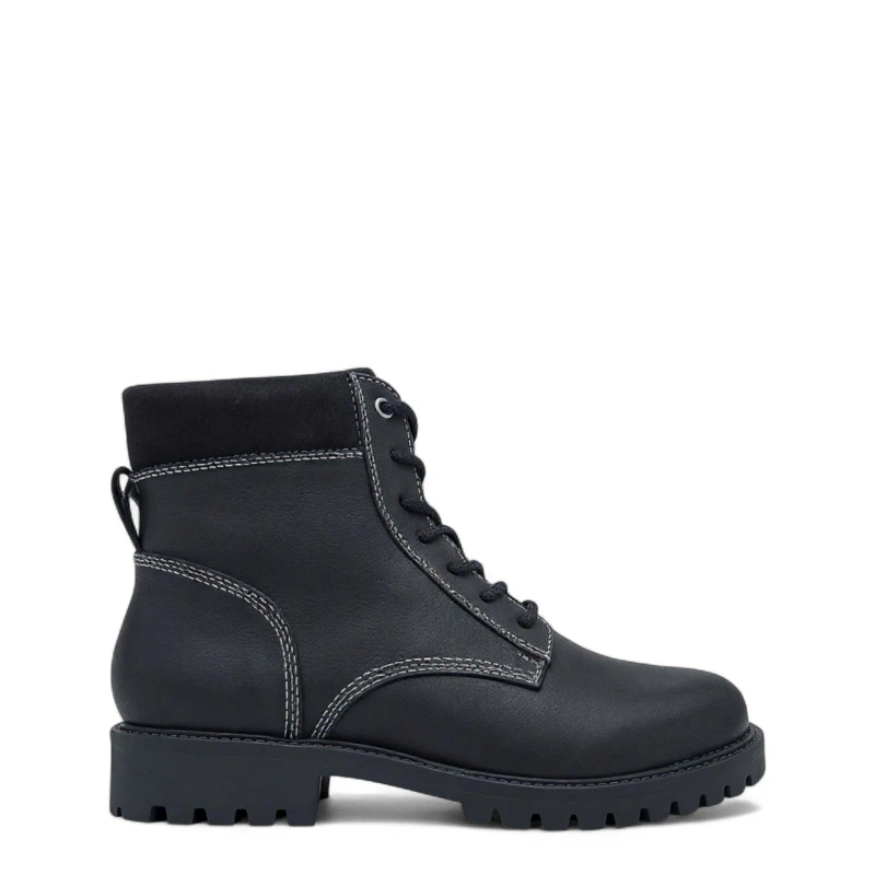 Image of Firetrap Mens Rascart Leather Hiker Boots Black male 6 (39)