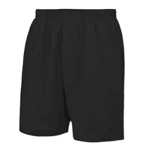 Image of AWDis Just Cool Childrens/Kids Sport Shorts (12-13 Years) (Jet Black)