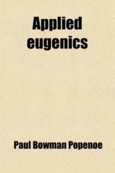Image of Applied Eugenics by Paul Bowman Popenoe Paperback