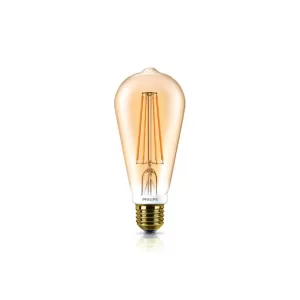 image of 10 PACK - LED Sunset Vintage ST64 Squirrel Cage 5W 1800K - Ultra Warm 380lm E27 Dimmable Bulb