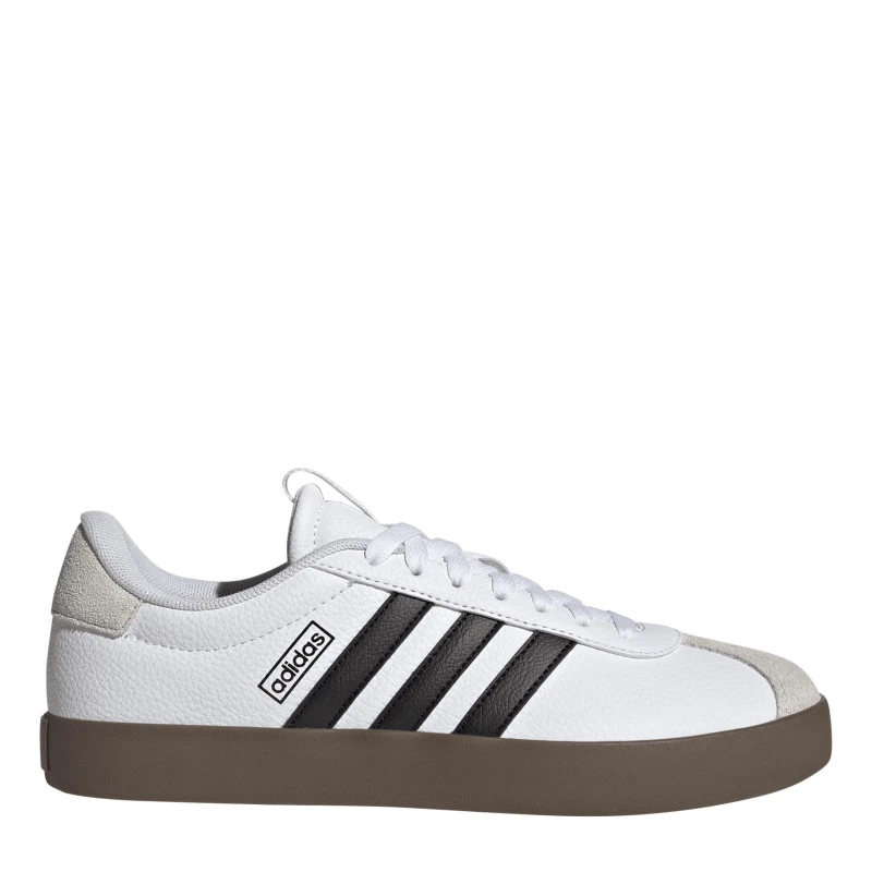 Image of adidas vl court 3.0 trainers in white & Black White & Black UK 5 (EU 38)
