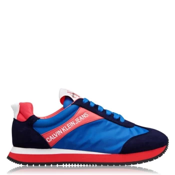 Image of Calvin Klein Jeans Jerrold Low Top Trainers - Multi Blue