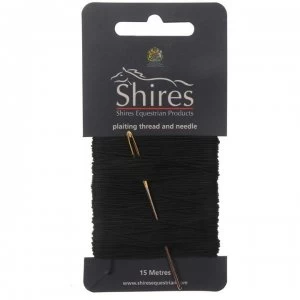 Image of Shires Plaiting Thread - Black