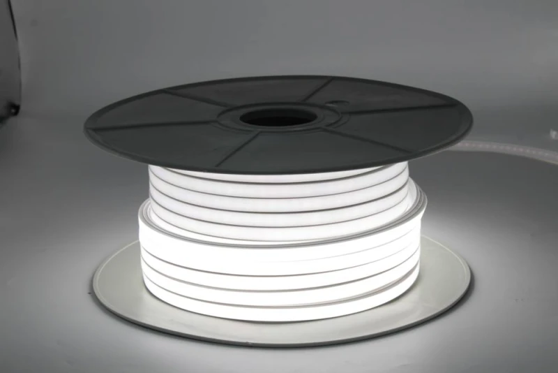 Image of ENER-J 30m 24V Silicone Neon LED Strip IP65 10x10mm 120 LED per Metre in White White Unisex