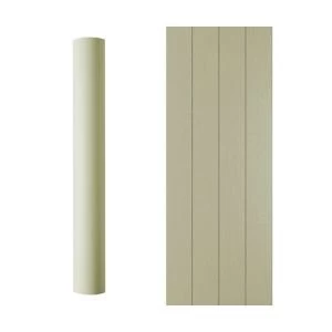 Cooke Lewis Carisbrooke Curved tall wall pilaster kit H937mm W355mm D70mm - main image