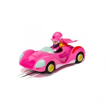 image of Wacky Races Penelope Pitstop Micro Scalextric Car