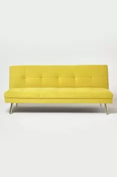 Image of Laurie Velvet Click Clack Sofa Bed