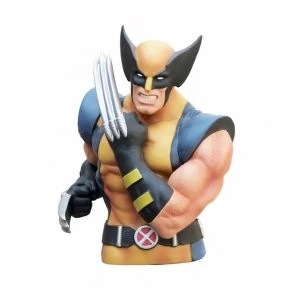 image of Marvel Bust Bank Wolverine Masked