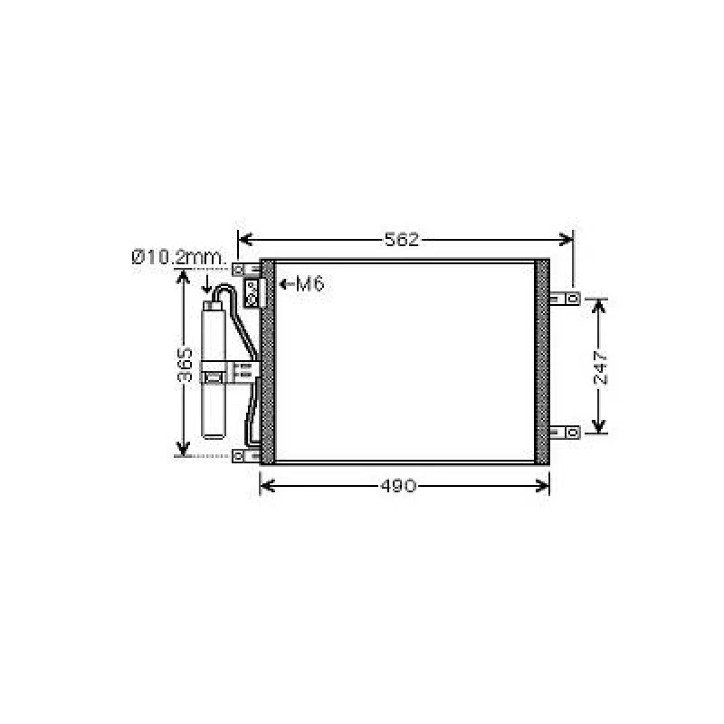 Image of Air conditioning condenser DIEDERICHS DCC1111