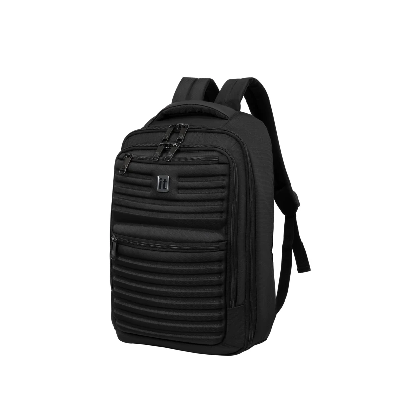 Image of IT Luggage Precursor Padded Black Backpack