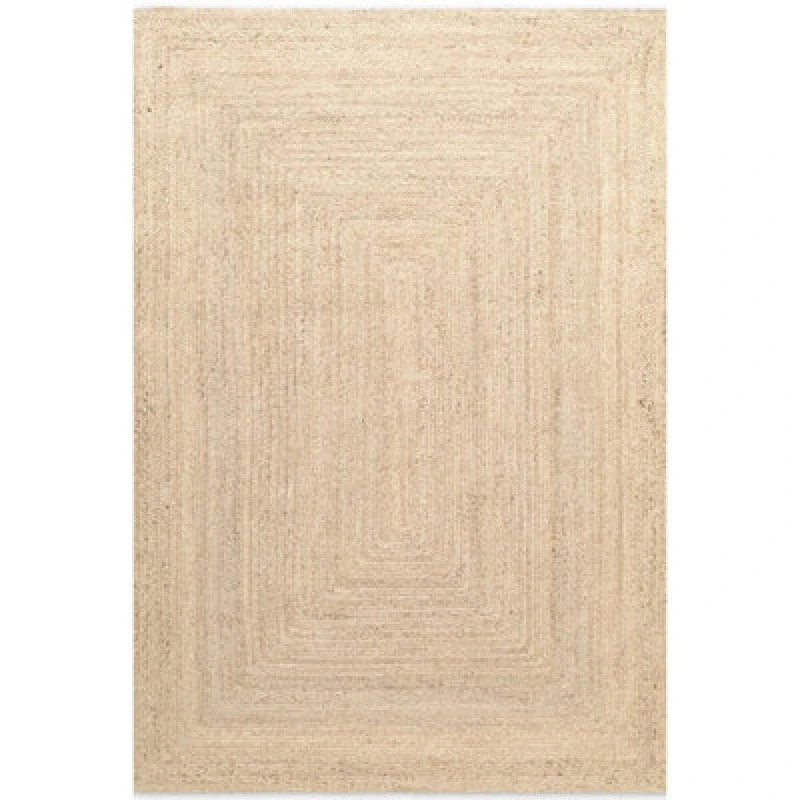 Image of The Rugs Sharmila Jute Rug Handwoven Reversible Natural Fibre Living Room