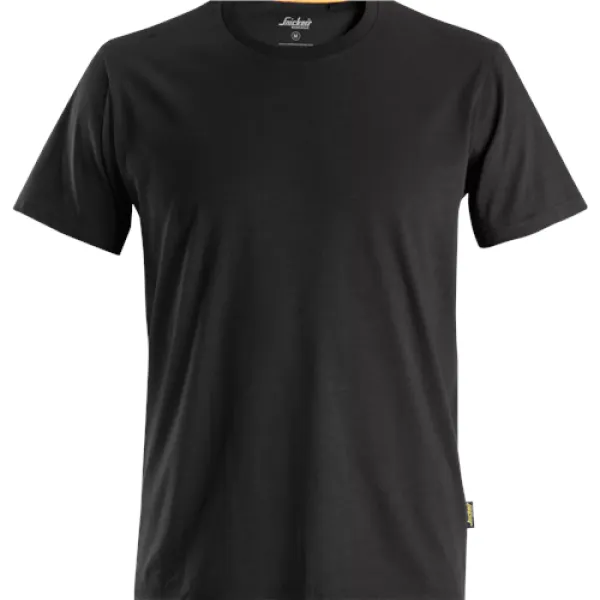 Image of Snickers AllroundWork T-Shirt Organic Cotton - Black - XXXL