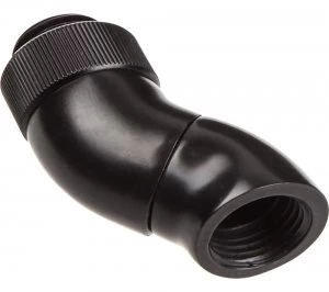 Image of EK-AF Double Angled Fitting Adapter Black