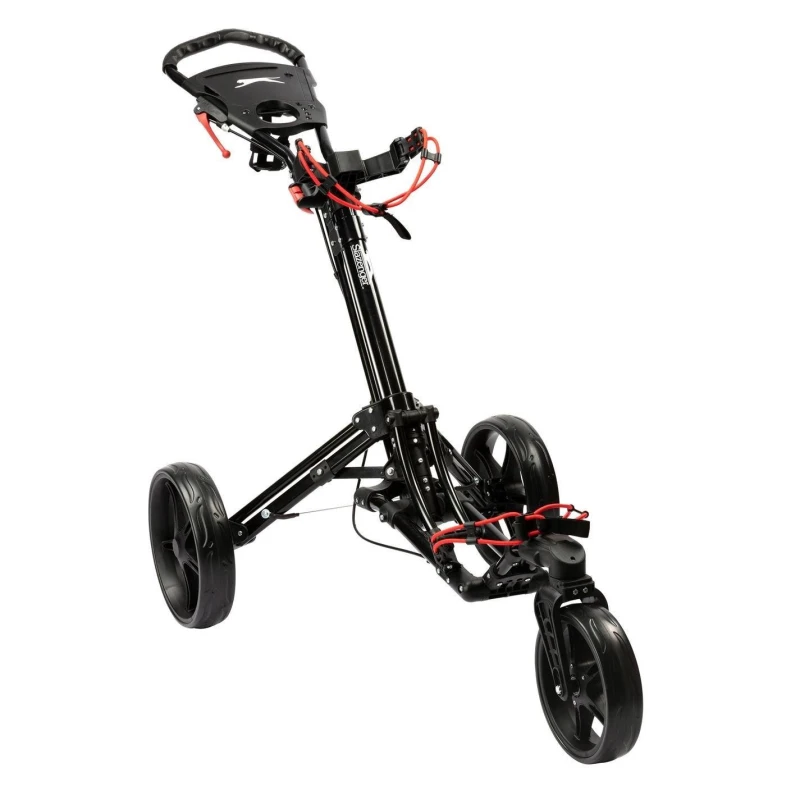Image of Slazenger 1 Click 360 Golf Trolley Black unisex One Size
