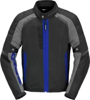 Image of Spidi Tek Net Motorcycle Jacket, black-grey-blue, Size L, black-grey-blue, Size L