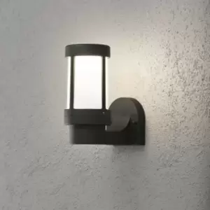 image of Konstsmide Siena Outdoor Modern Wall Lamp Black, IP44