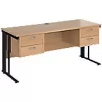 Image of Dams International Desk MCM616P22KB 1,600 x 600 x 725 mm