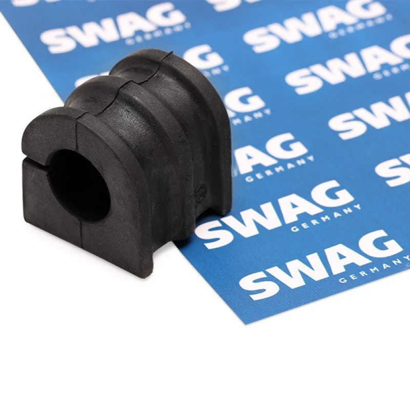 Image of SWAG 60 93 9629 Stabilizer Bushes Front Axle, Rubber Rubber Anti-roll Bar Bush Kit (1334)