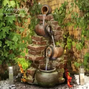 Image of Tranquility Water Features - Moroccan Pots Mains Powered Water Feature