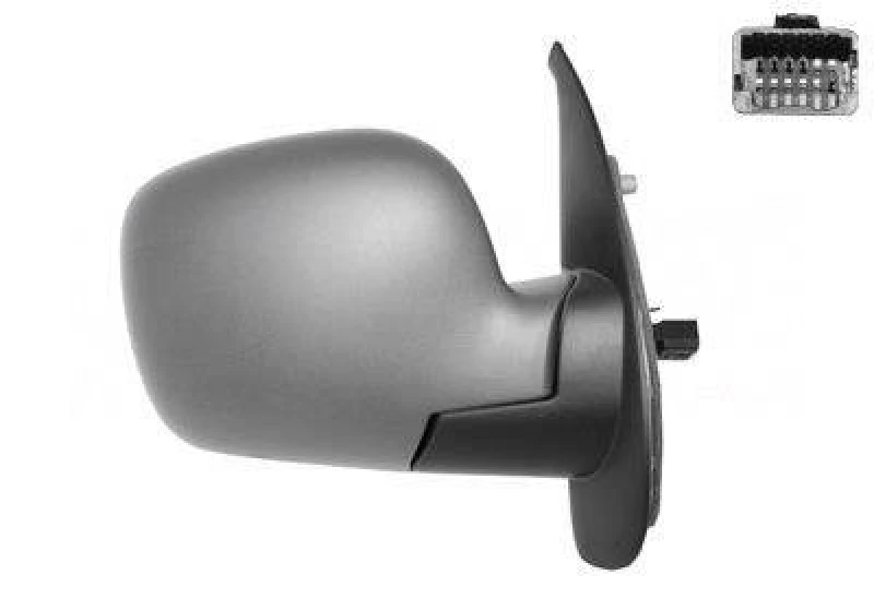 Image of VAN WEZEL 4312818 Wing mirror * HAGUS * Right, with temperature sensor, primed Outside Mirror (50)