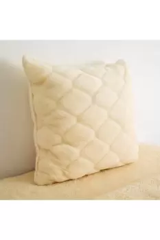 Image of Cashmere Wool Pillow - Natural Shapes