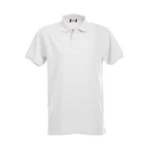 Clique Womens/Ladies Premium Polo Shirt (M) (White)