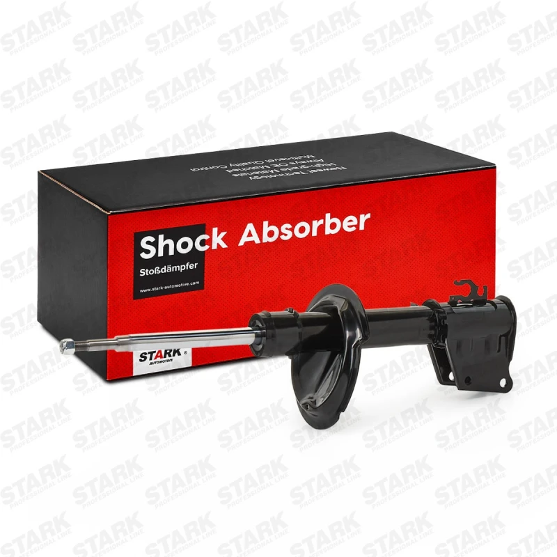 Image of STARK SKSA-0131254 Shock absorber Front Axle, Gas Pressure, Suspension Strut, Bottom Clamp Shock Absorber (854)