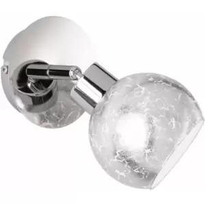 Image of Fara Wall Light - Silver - Wofi