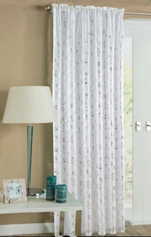 Image of Velosso Geneva Slot Top Voile Panel - White