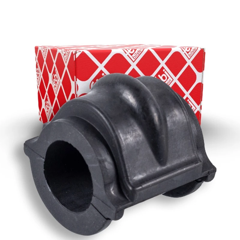 Image of FEBI BILSTEIN 42532 Stabilizer Bushes Front Axle, Rubber Rubber Anti-roll Bar Bush Kit (1334)