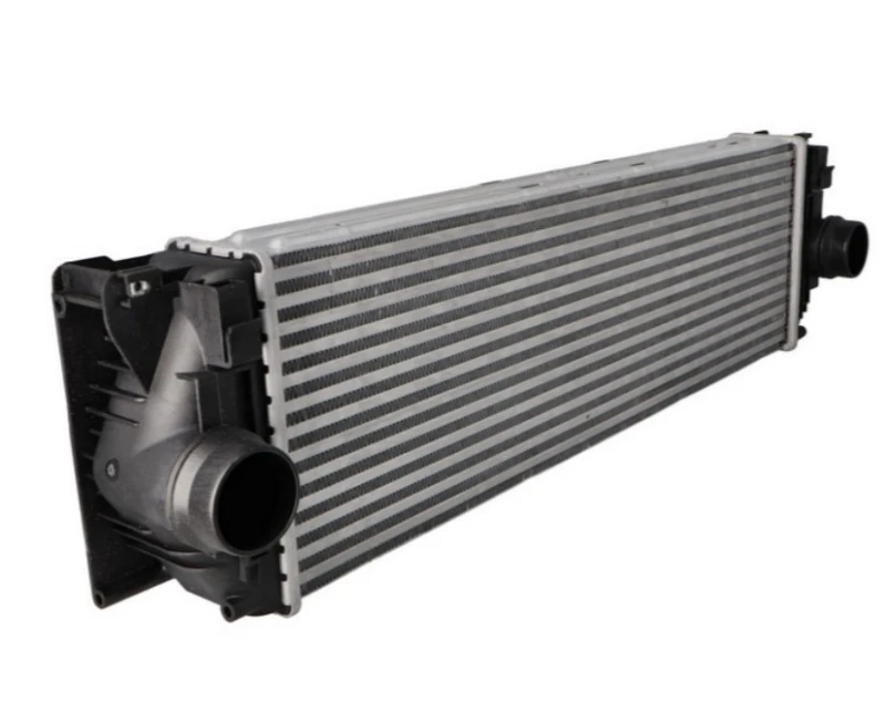 Image of NISSENS 96526 Intercooler ** FIRST FIT ** with quick couplers, Right connector, straight Intercooler,charger (468)
