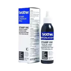 image of Brother Stamp Creator Ink Refill Bottle Black PRINKB BA05521