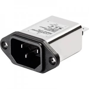 image of Mains filter IEC socket 250 V AC 3 A L x W 48