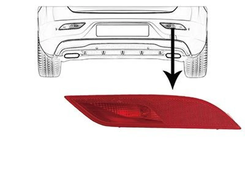 Image of VAN WEZEL Rear fog light VAN WEZEL 5909930