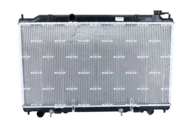Image of NRF 56080 Engine radiator EASY FIT Brazed cooling fins, Aluminium, with mounting parts Aluminium Radiator,engine cooling (470)