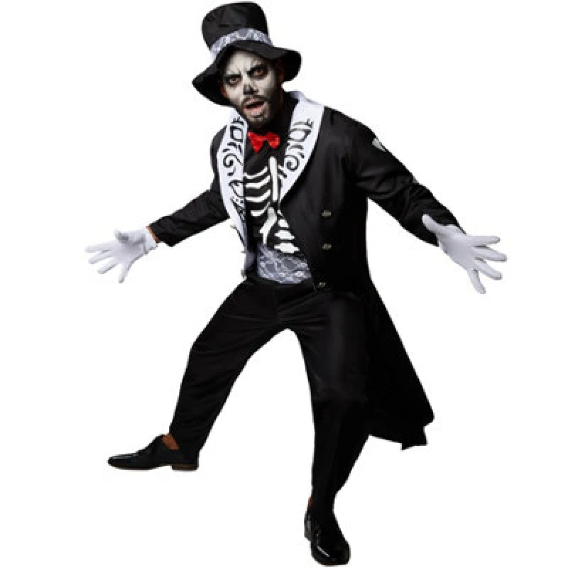 Image of tectake Mens Scary Gentleman Size: Small Multicolor Male S