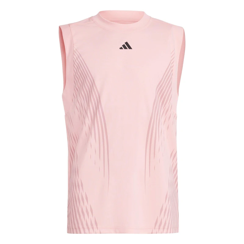 Image of adidas Tennis Pro Tank Top Juniors Pink female 9-10 Years