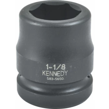 Image of 2-3/16' A/F Impact Socket 1 Sq Dr - Kennedy