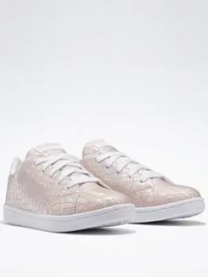 Image of Reebok Royal Complete Cln 2 Shoes, Pink/White, Size 10 Younger
