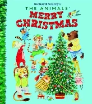 Image of animals merry christmas