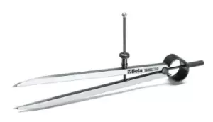 Image of Beta Tools 1680C Precision Divider Hardened Steel Straight Tips 150mm 016800315